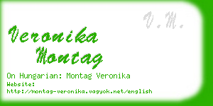 veronika montag business card
